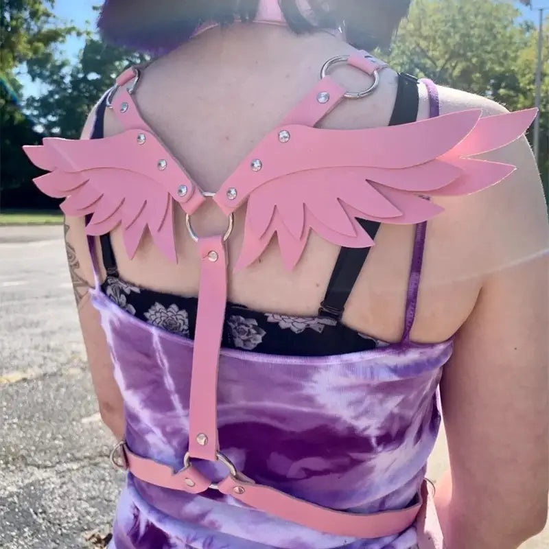 Punk Women Wing Harness