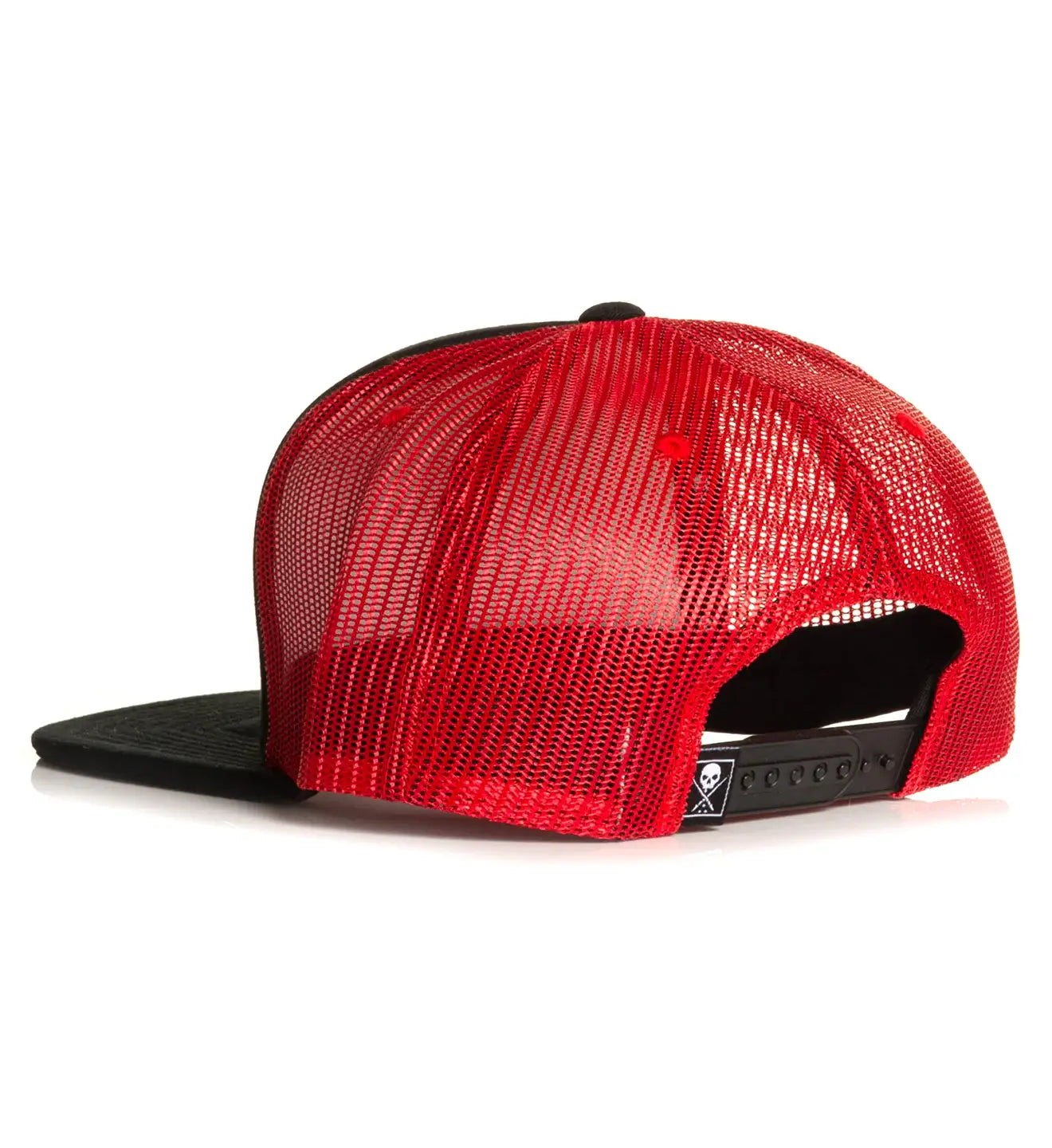 Ocho Snapback Trucker Hat: Red