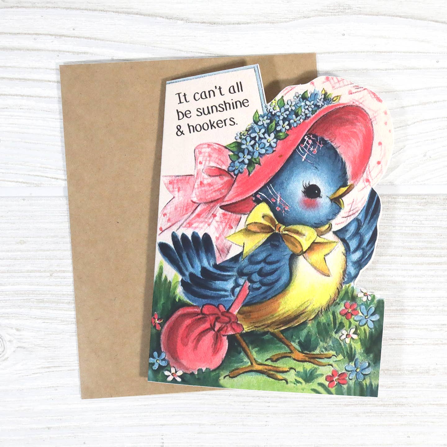 Irreverent Sympathy Get Well Card - Sunshine & Hookers
