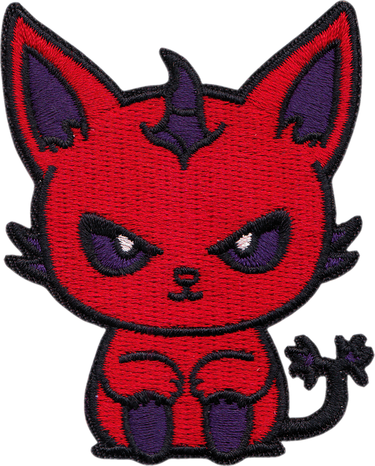 Patch - Cat - Red Demon Kitty