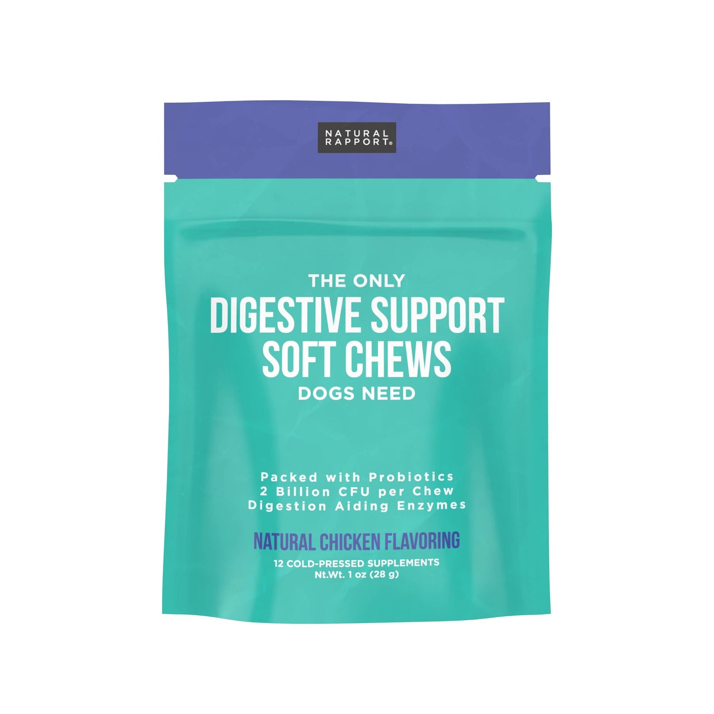 The Only Digestive Support Soft Chews Dogs Need: 120 count jar