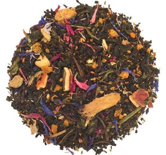 Ginger Turmeric Green Tea - Loose Leaf