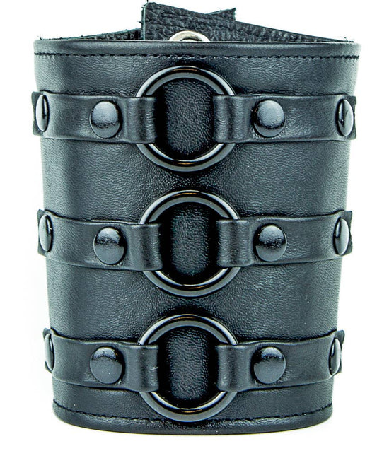 3 Ring Short Gauntlet Bracelet