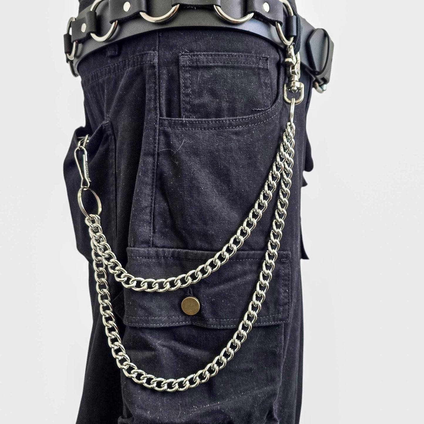 Double Regular Steel Key Chain 24"