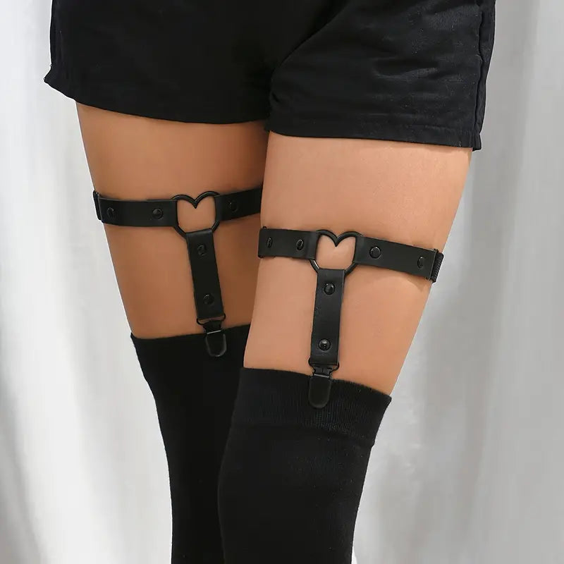 Heartfelt Adornments: Adjustable Leg Garter