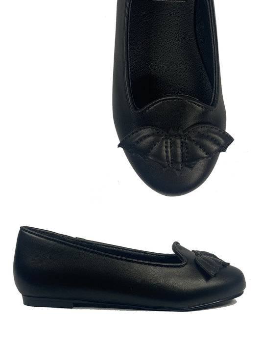 Kids Lydia Flat Bat Black Matte