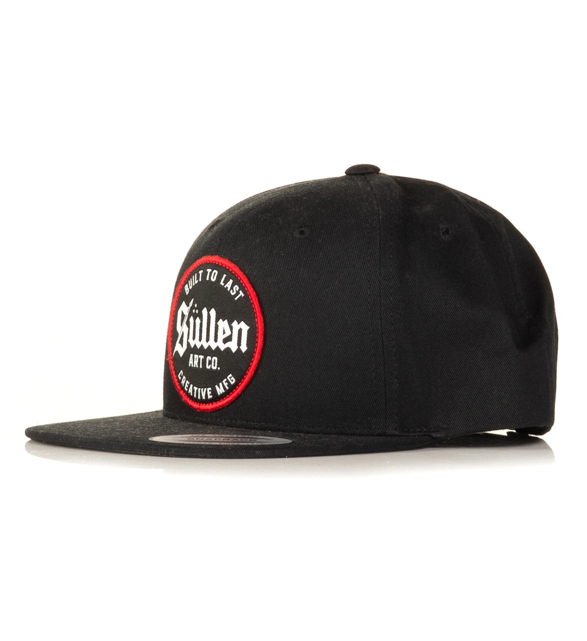 Red and Black Factory Snapback Hat