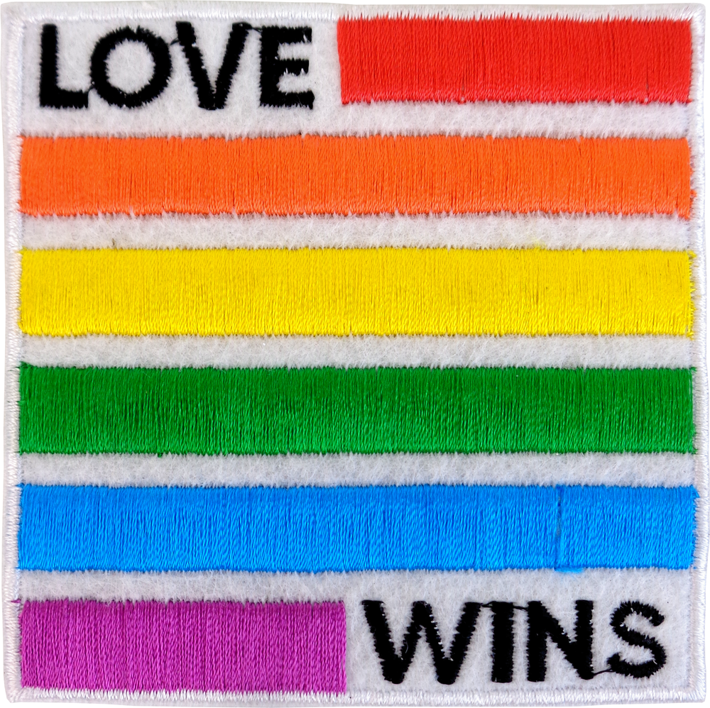 Patch - "Love Wins" - With Pride Rainbow