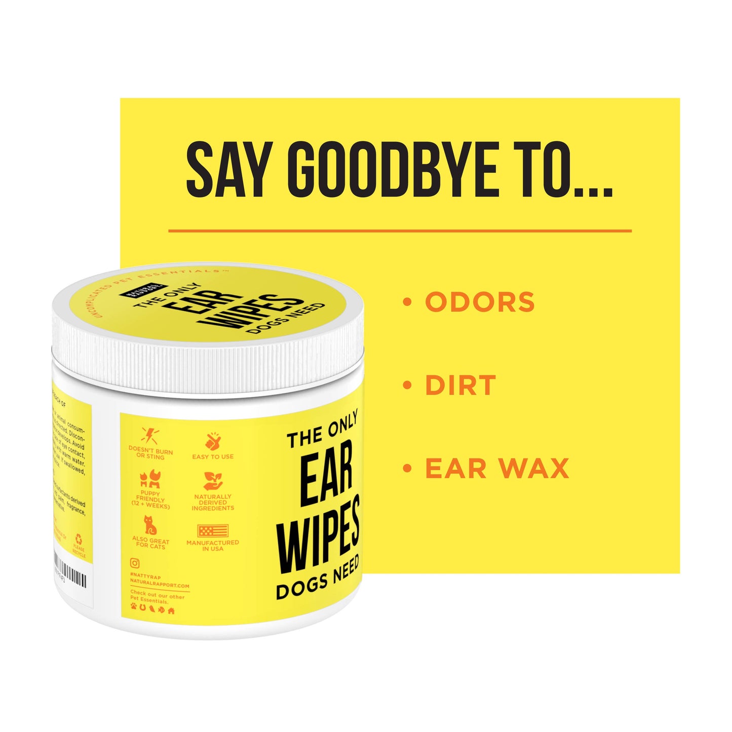 The Only Ear Wipes Dogs Need