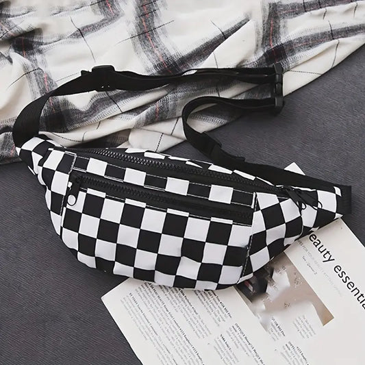 Urban Chic Checkerboard Fanny Pack