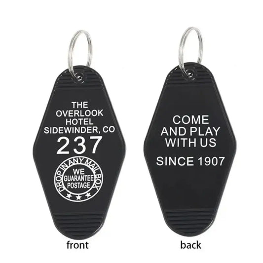 Shining Keychain Overlook Hotel 237 -Black and White