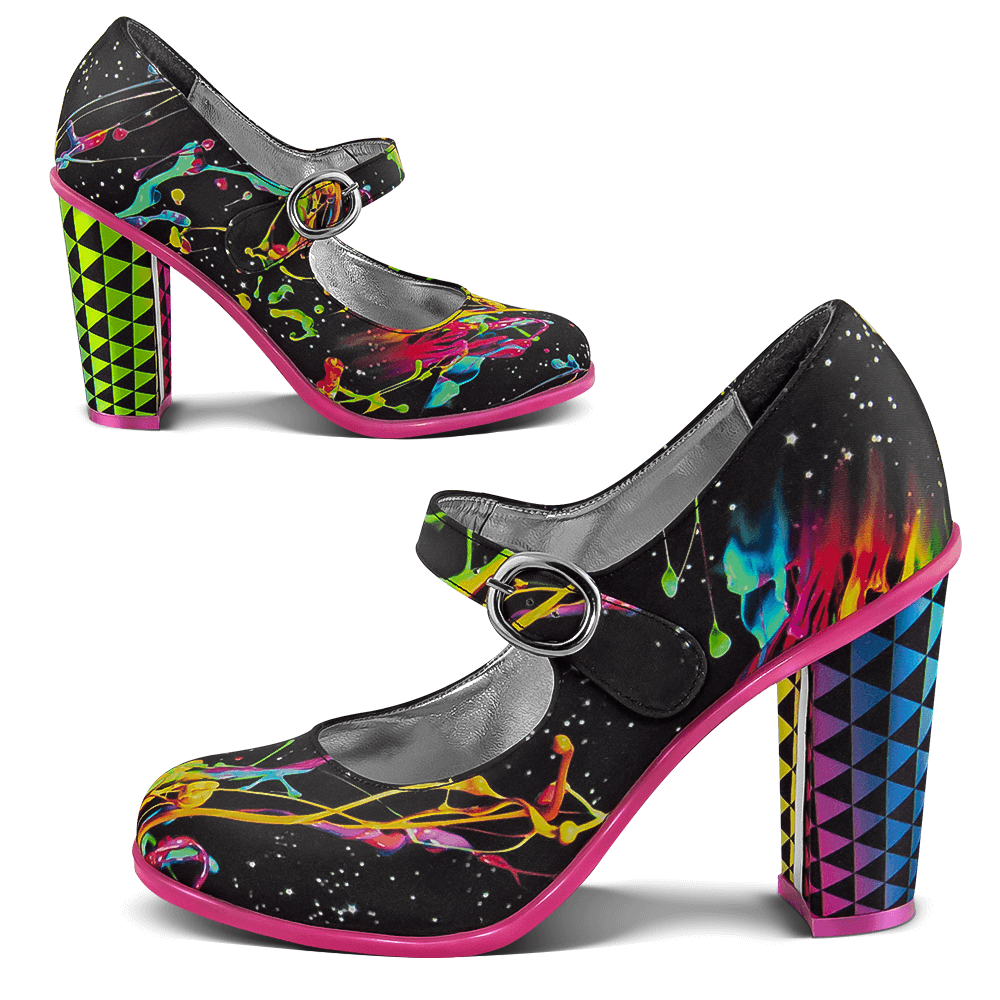 High Heels Paint Women's Mary Jane Pump