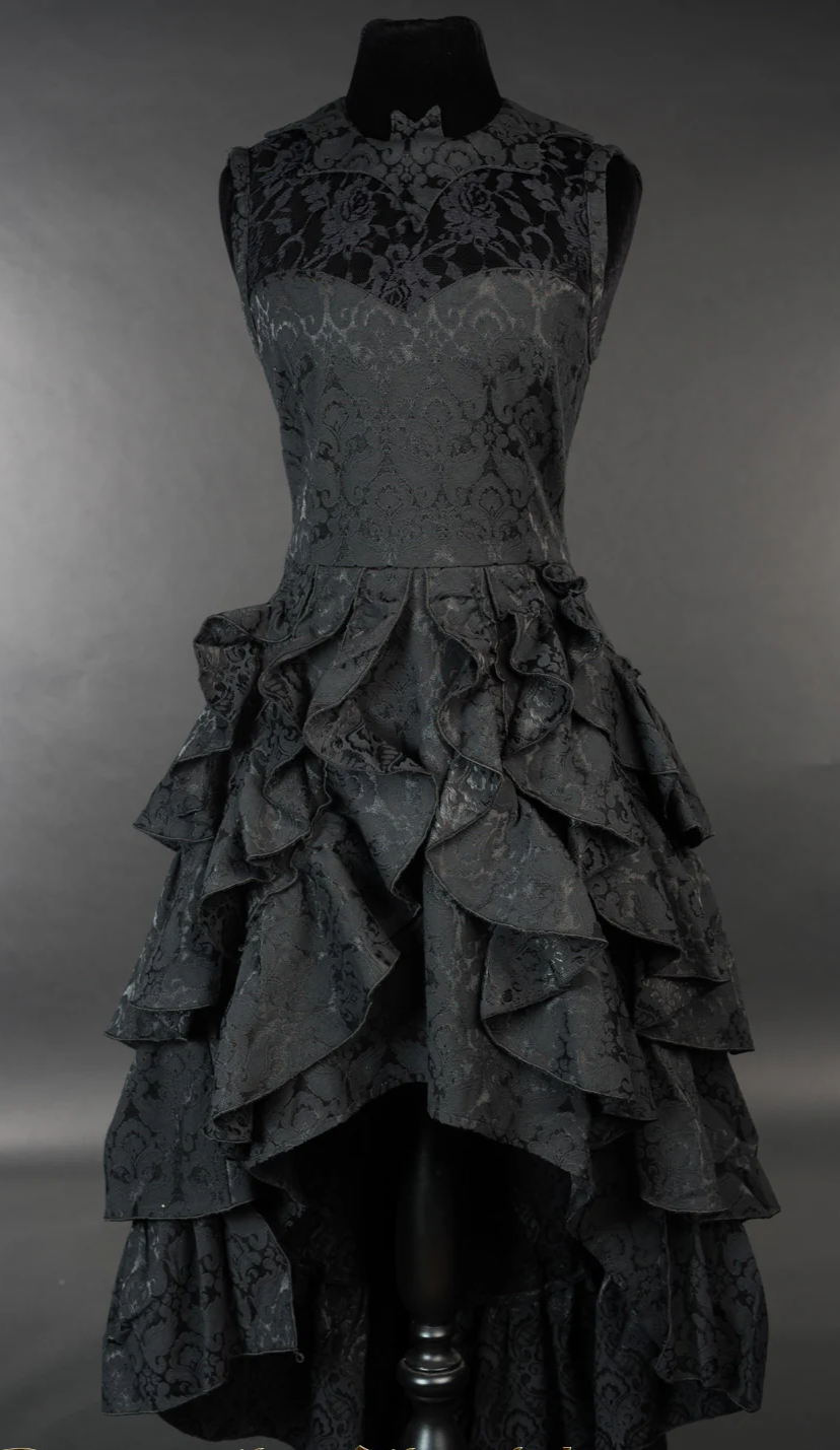 Bat Ruffle Dress