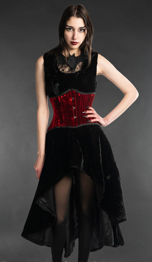 Black Velvet Succubus Dress