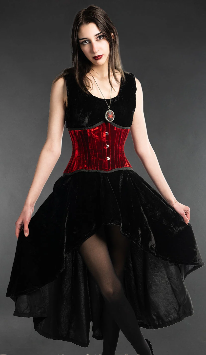 Black Velvet Succubus Dress
