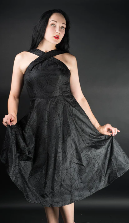 Black Spider Dress