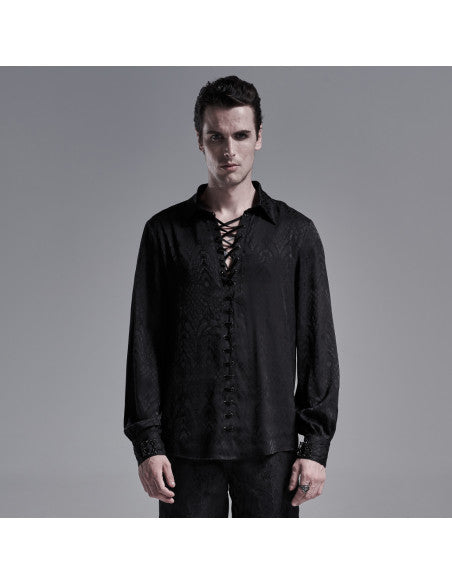 Gothic jacquard shirt