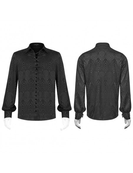 Gothic jacquard shirt