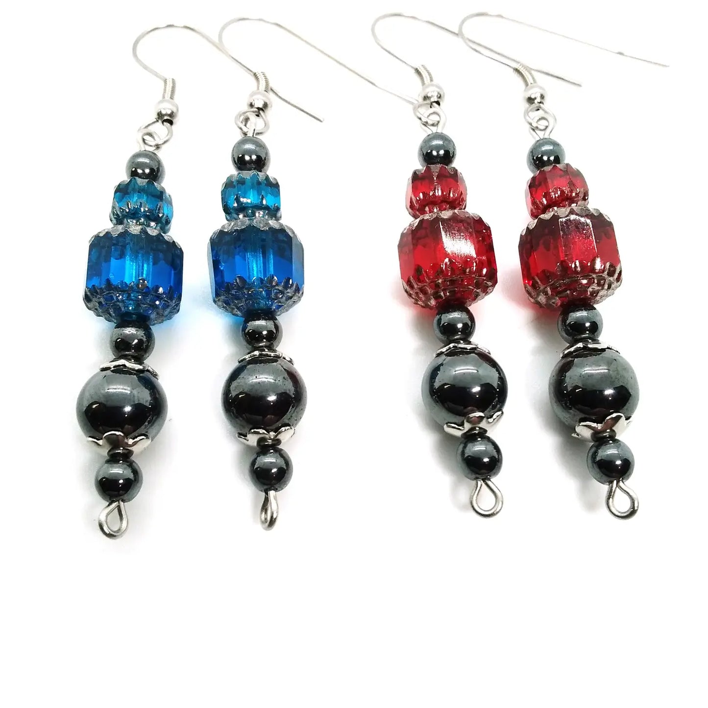 Divine Reflections: Cathedral Glass Earrings