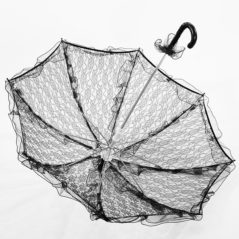 Gothic Light Lace Umbrella