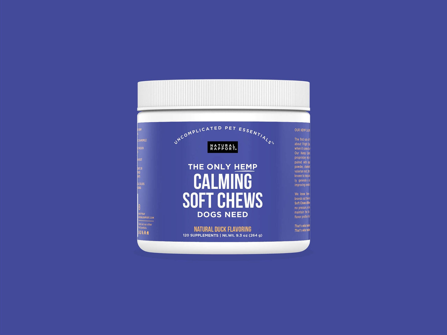 The Only Calming Soft Chews Dogs Need: 120 count jar