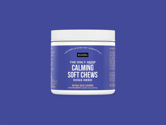 The Only Calming Soft Chews Dogs Need: 120 count jar