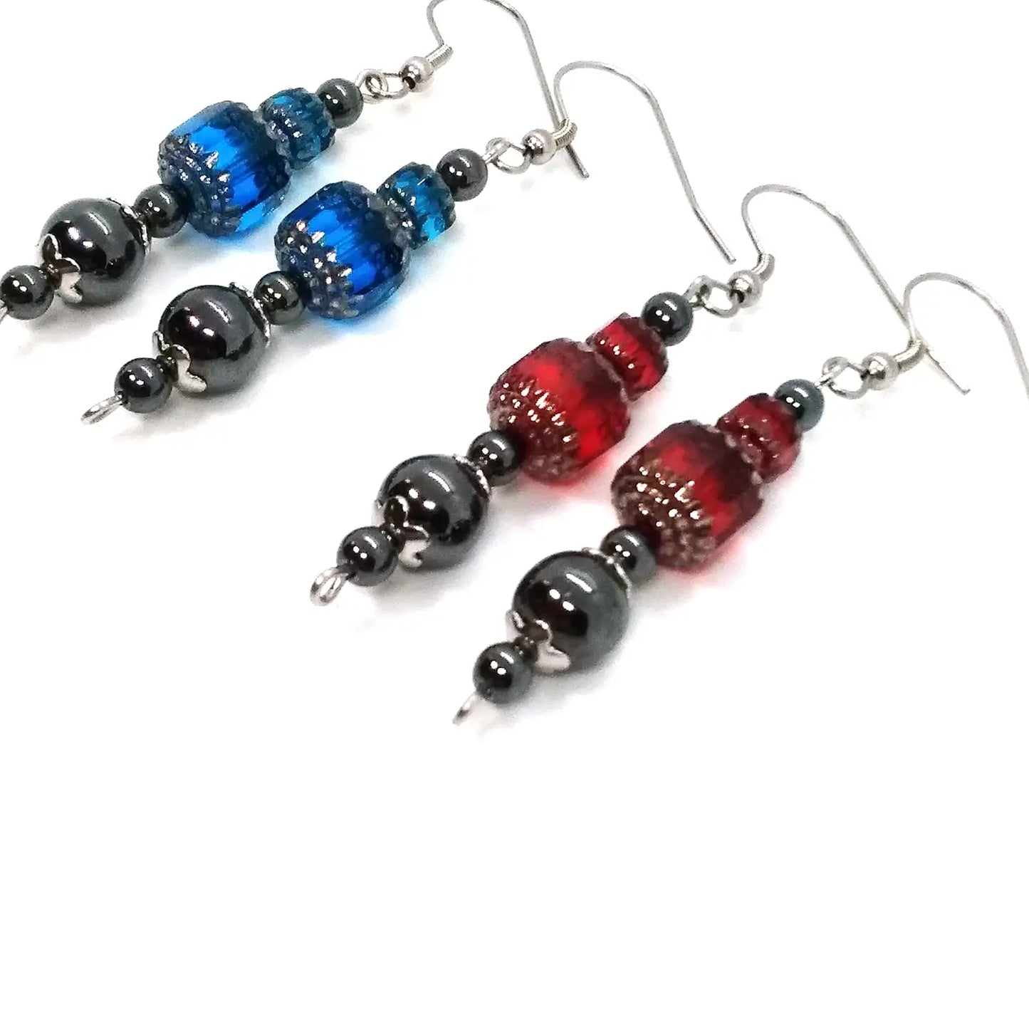 Divine Reflections: Cathedral Glass Earrings