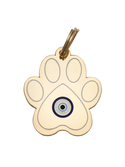 Evil Eye Paw Pet ID Tag