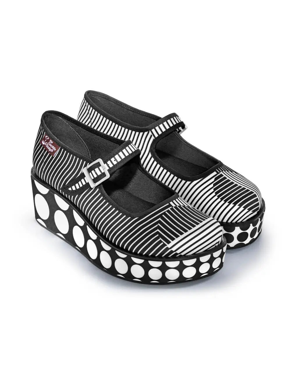 Op Art Women's Mary Jane Platform